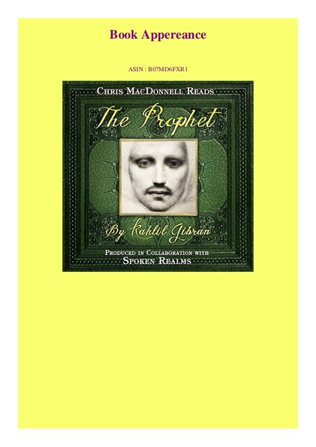 The Prophet PDF Free Download The Prophet PDF Free Download