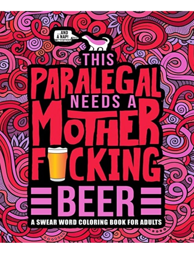 Download Pdf Free Download This Paralegal Needs A Mother Fcking Beer A Swear W
