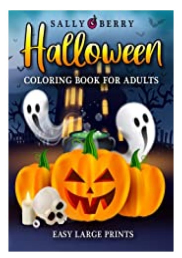 Pdf Halloween Coloring Book For Adults Creepy Pumpkins Scary Monste