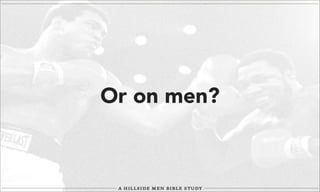 Or on men?

 