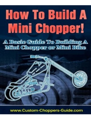 Pdf How To Build A Mini Chopper Book Online