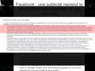 Que laissons-nous derrière nous ?
 Pourquoi Facebook conserve-t-il toutes ces
données ?
 Une réponse qui tient au modèle commercial duWeb !
 A terme, chacun doit avoir « son propre internet », un internet « profil
centré » et des publicités qui sont propres à son utilisateur.
 Cela passe par une collecte massive de données.
 
