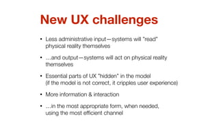 UX for Internet of Things