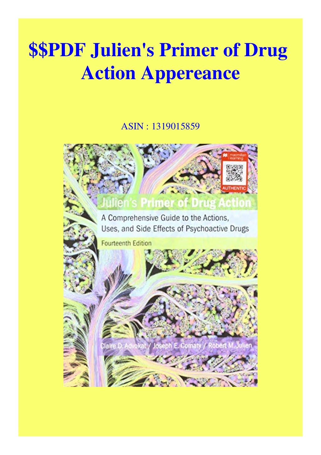 PDF Julien's Primer of Drug Action