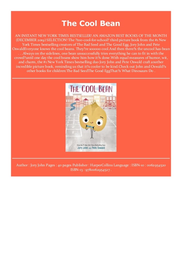 (PDF/KINDLE/EPUB) The Cool Bean