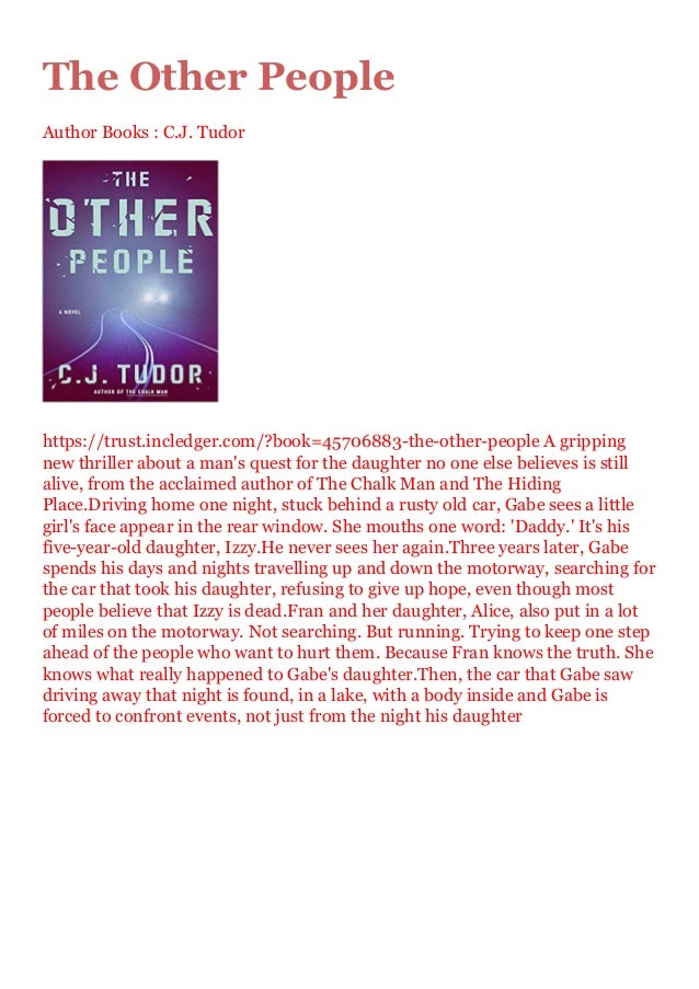 Download Books The other people cj tudor Free