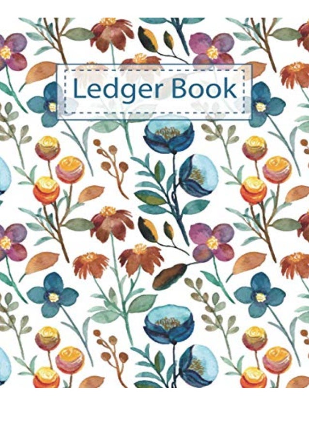 PDF Ledger Book 4 Column Accounting Ledger Book Columnar Notebook