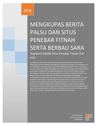 Blitar Kota Patria | Situs Postmetro - Payakumbuh Kembali Membuat Berita Hoax, Kali Ini
Kivlan Zen Dituduh Makar !!! FITNAH ??
0
MENGKUPAS BERITA
PALSU DAN SITUS
PENEBAR FITNAH
SERTA BERBAU SARA
Siapakah Dibalik Situs Penebar Fitnah Dan
sara
Konsep Hate atau hater menjadikan sebuah artikel menjadi hot dan ramai
dikunjungi serta menjadikan pembacanya merupakan orang-orang tertarget serta
menimbulkan reaksi pembaca yang wah, dilihat dari sisi bisnis hal ini merupakan
sesuatu yang harus dicoba sehingag munculah situs situs yang menimbulan konflik
ini dengan praktik bisnis mengadu domba para pro dan kontra dalam mencari
keuntungan mereka sendrii, namun dibalik itu mereka menhalalkan segala cara,
dalam kasus ini adalah digunakanya agama ISLAM sebagai tameng agar
mendapatkan simpati dari mayoritas padalah niat mereka adalah jahat dan ingin
mengeruk keuntungan pribadi dengan mengadu domba umat mereka sendiri,
hukuman apa yang pantas untuk orang orang seperti ini?? Hukuman secara
syariah atau Islamlah yang patut dilakukan sekaligus sebagai alat test apakah
mereka benar benar seIslam seperti kata kata mereka yang menimbulkan bencana
dan konflik yang semakin melebar dan dikhawatirkan akan menimbulkan konflik
SARA antar daerah. Semoga Rakyat Indonesia Bisa Lebih Pintar.
2016
Internet Lover
Blitar Kota Patria
10/30/2016
TAHUN BARU
SELAMAT NATAL DAN
TAHUN BARU
SELAMAT NATAL DAN
TAHUN BARU
SELAMAT NATAL DAN
TAHUN BARU
SELAMAT NATAL DAN
TAHUN BARU
SELAMAT NATAL DAN
TAHUN BARU
SELAMAT NATAL DAN
TAHUN BARU
SELAMAT NATAL DAN
TAHUN BARU
SELAMAT NATAL DAN
TAHUN BARU
SELAMAT NATAL DAN
TAHUN BARU
SELAMAT NATAL DAN
TAHUN BARU
SELAMAT NATAL DAN
TAHUN BARU
SELAMAT NATAL DAN
TAHUN BARU
SELAMAT NATAL DAN
TAHUN BARU
SELAMAT NATAL DAN
TAHUN BARU
SELAMAT NATAL DAN
TAHUN BARU
SELAMAT NATAL DAN
TAHUN BARU
SELAMAT NATAL DAN
TAHUN BARU
SELAMAT NATAL DAN
TAHUN BARU
SELAMAT NATAL DAN
TAHUN BARU
SELAMAT NATAL DAN
TAHUN BARU
SELAMAT NATAL DAN
TAHUN BARU
SELAMAT NATAL DAN
TAHUN BARU
SELAMAT NATAL DAN
TAHUN BARU
SELAMAT NATAL DAN
TAHUN BARU
SELAMAT NATAL DAN
TAHUN BARU
 