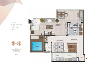 top LI V
4 quartos
172,72m2
2 vagas
 