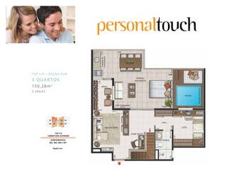 top LI V - op ç ão fun
3 quartos
150,28m2
2 vagas
 