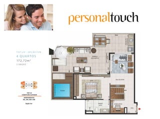 top LI V - op ç ão fun
4 quartos
172,72m2
2 vagas
 