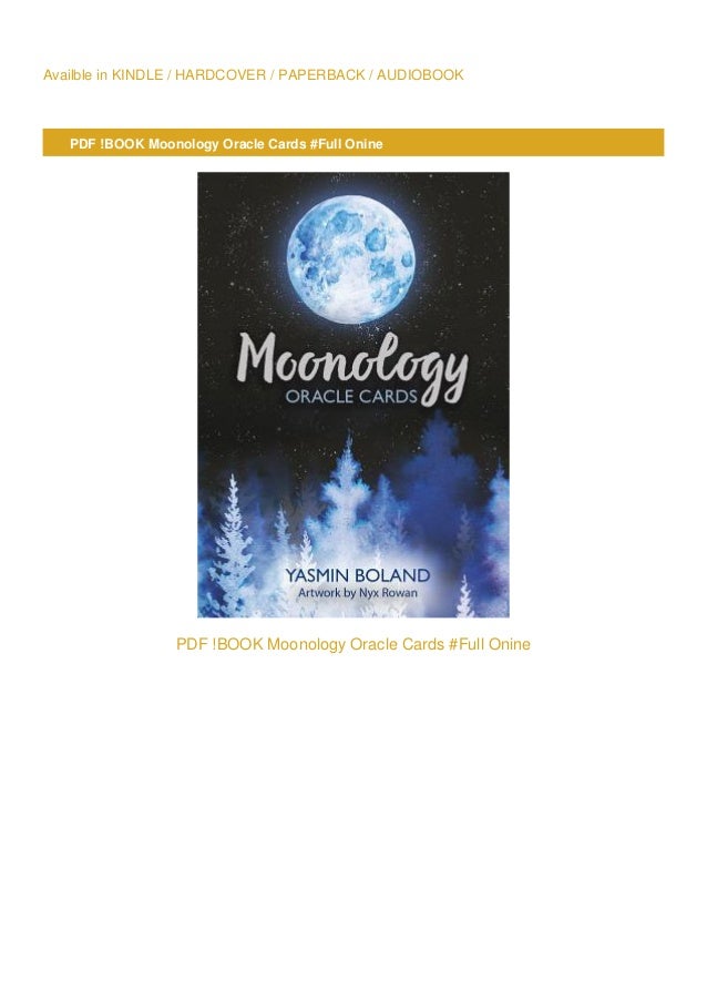  PDF Moonology Oracle Cards BOOK Yasmin Boland