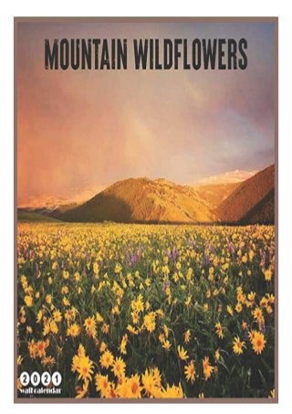 Pdf Mountain Wildflowers 2021 Calendar Official Rocky Mountain Wildfl rocky mountain wall calendar 2021