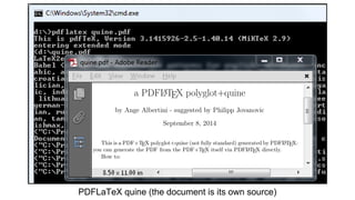 PDFLaTeX quine (the document is its own source)
 