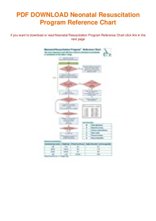 [PDF] Neonatal Resuscitation Program Reference Chart *PDF_Full*