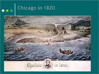 Chicago in 1820
Population 15
 