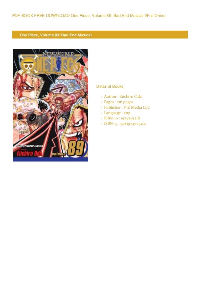 Pdf One Piece Volume Bad End Musical Epub Eiichiro Oda Pdf One Piece Volume Bad End Musical Epub Eiichiro Oda