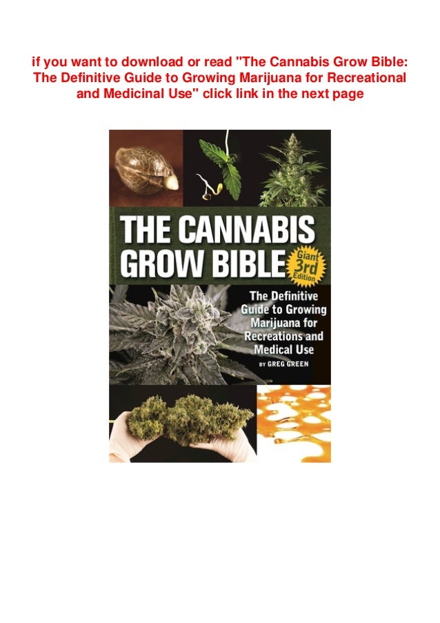 The Cannabis Grow Bible Pdf The Cannabis Grow Bible Pdf
