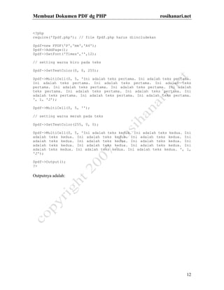 Pdf php-tutorial-02 | PDF