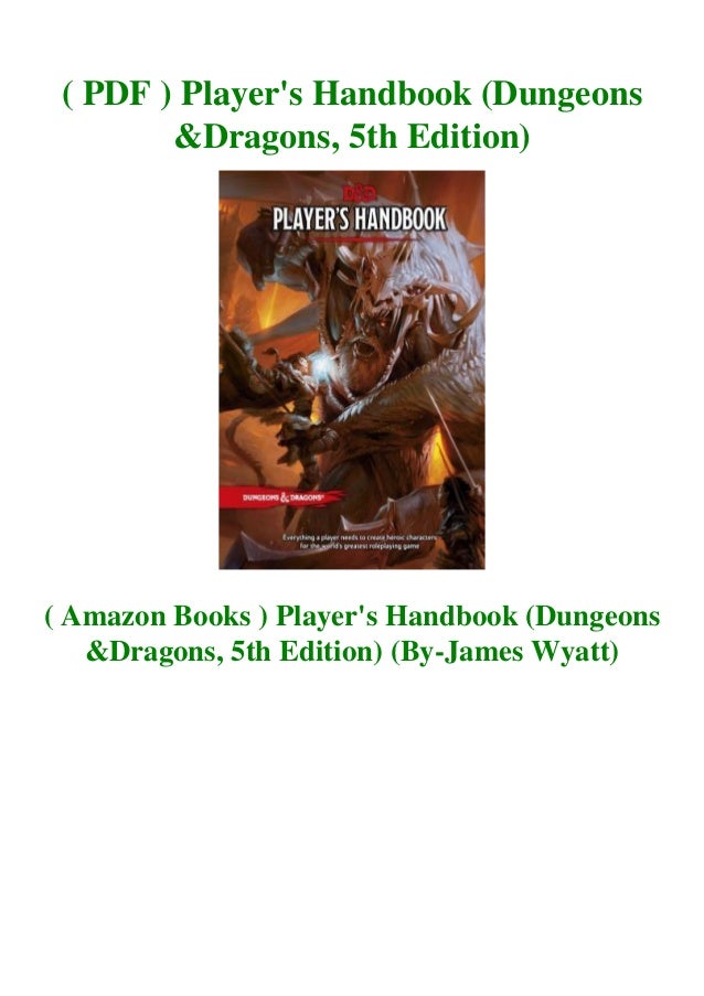 ( PDF ) Player's Handbook (Dungeons & Dragons, 5th Edition)