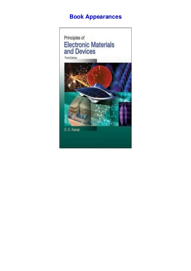 >PDF (Principles of Electronic Materials and Devices) !BOOK Safa O. Kasap