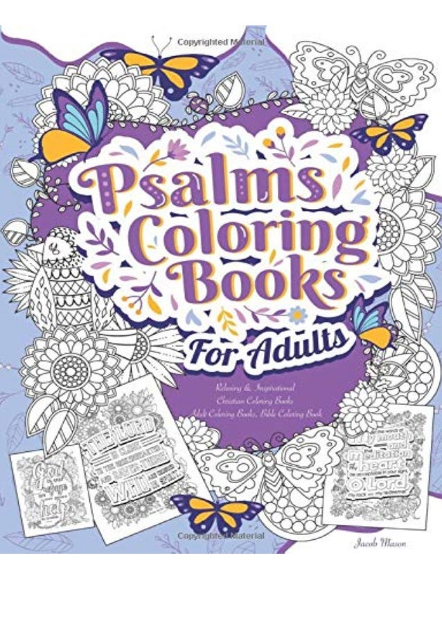 Download Pdf Psalms Coloring Books For Adults Relaxing Inspirational Chris