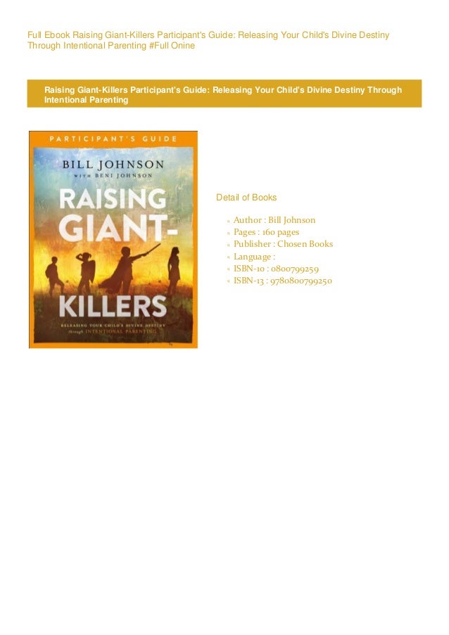#^PDF Raising Giant-Killers Participant's Guide: Releasing ...