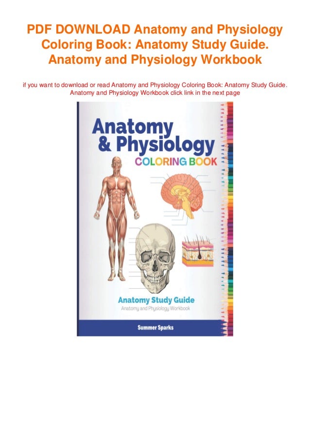 Download Pdf Read Free Anatomy And Physiology Coloring Book Anatomy Study Gui