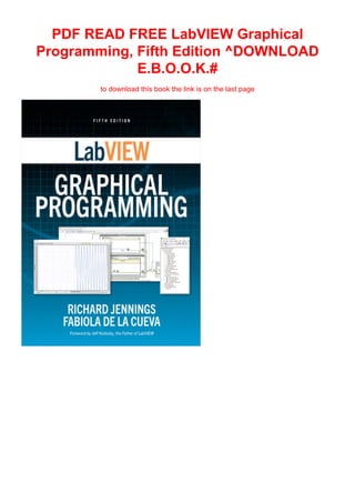 PDF READ FREE LabVIEW Graphical Programming, Fifth Edition ^DOWNLOAD E ...