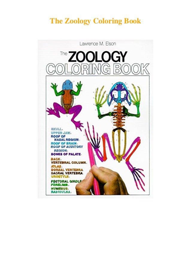Download Pdf Read Online The Zoology Coloring Book