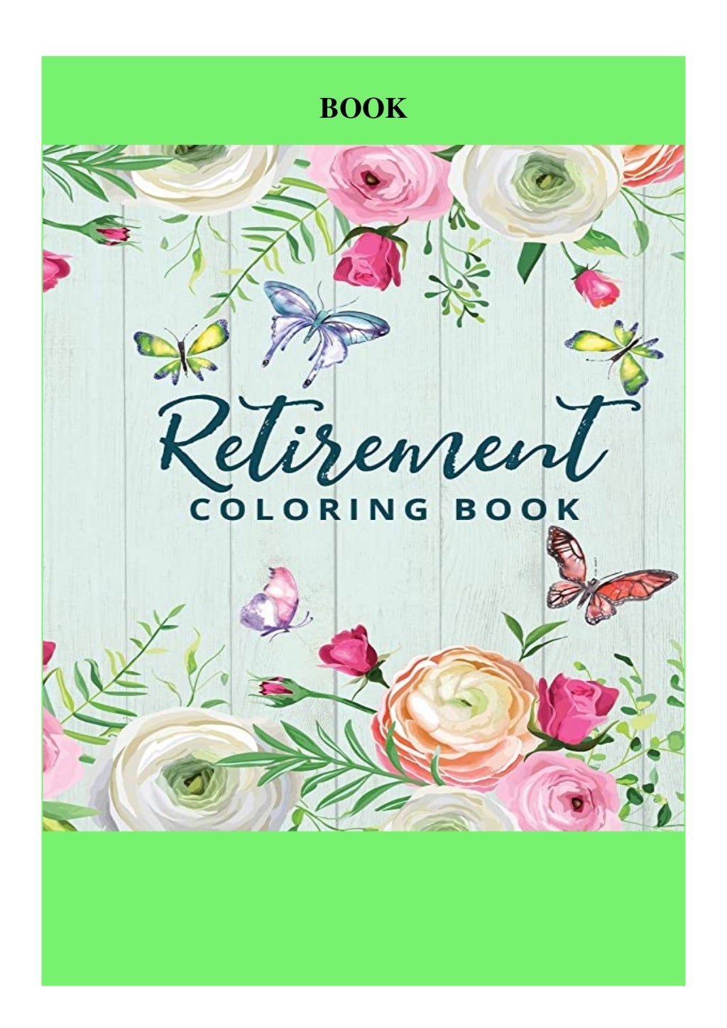 PDF Retirement Coloring Book Happy Retirement Gift for Women with Fun