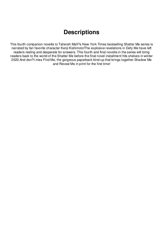 Shatter Me Pdf Shotslokasin Shatter me pdf shotslokasin
