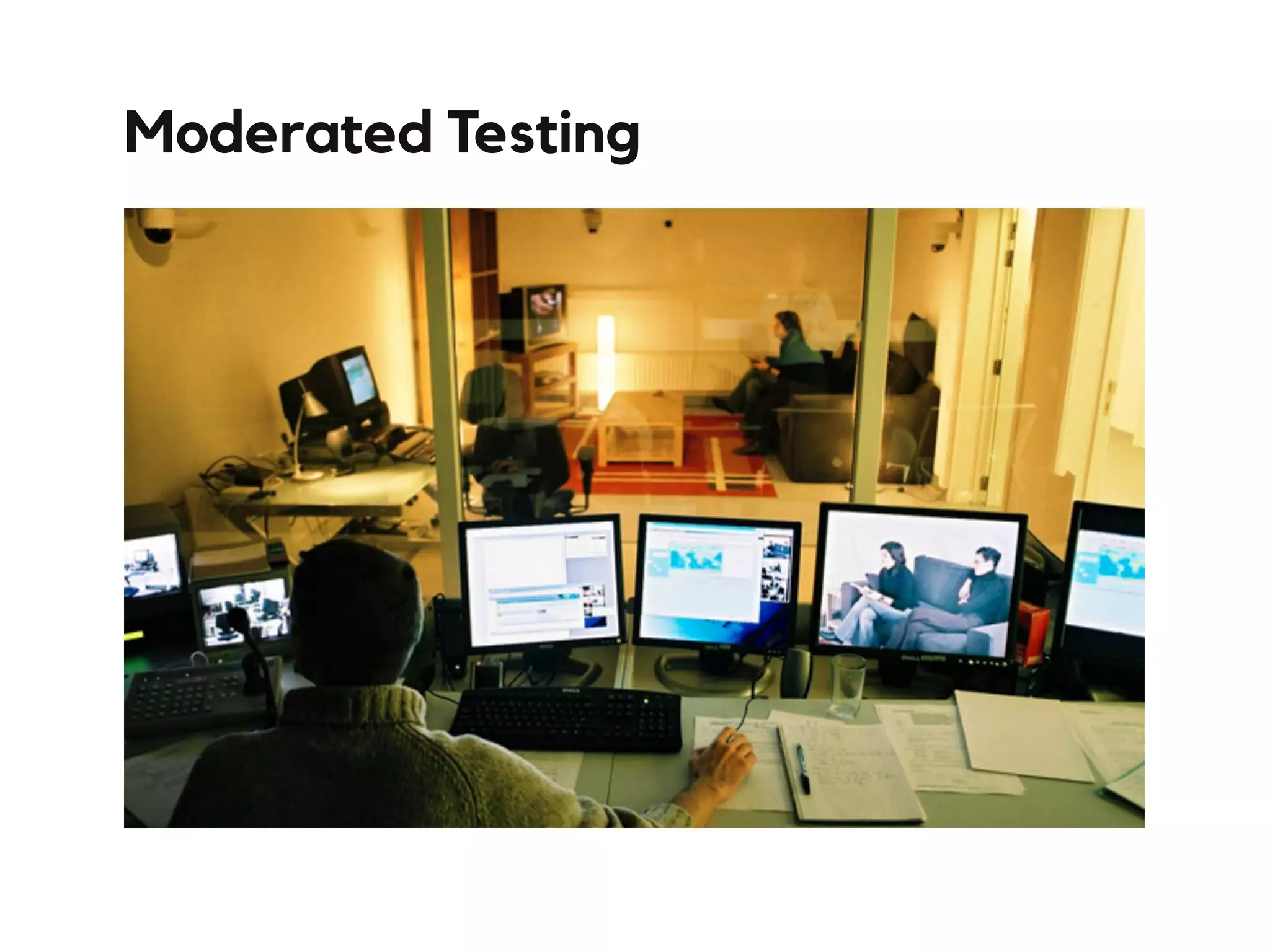 Moderated Testing
 