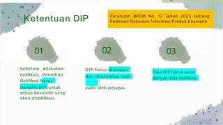 Tatacara Penyusunan Dok Informasi Produk | PPTX