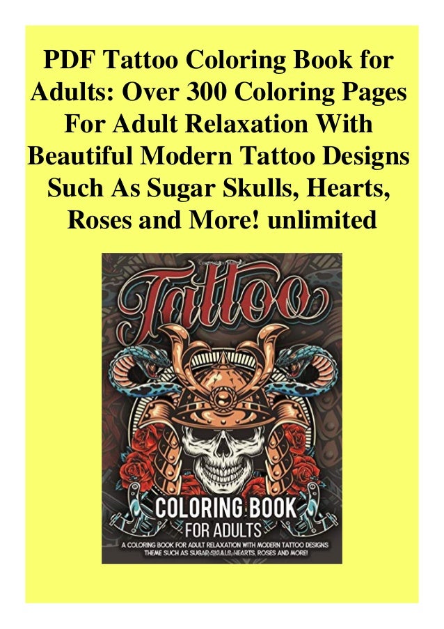 Download Pdf Tattoo Coloring Book For Adults Over 300 Coloring Pages For Adult