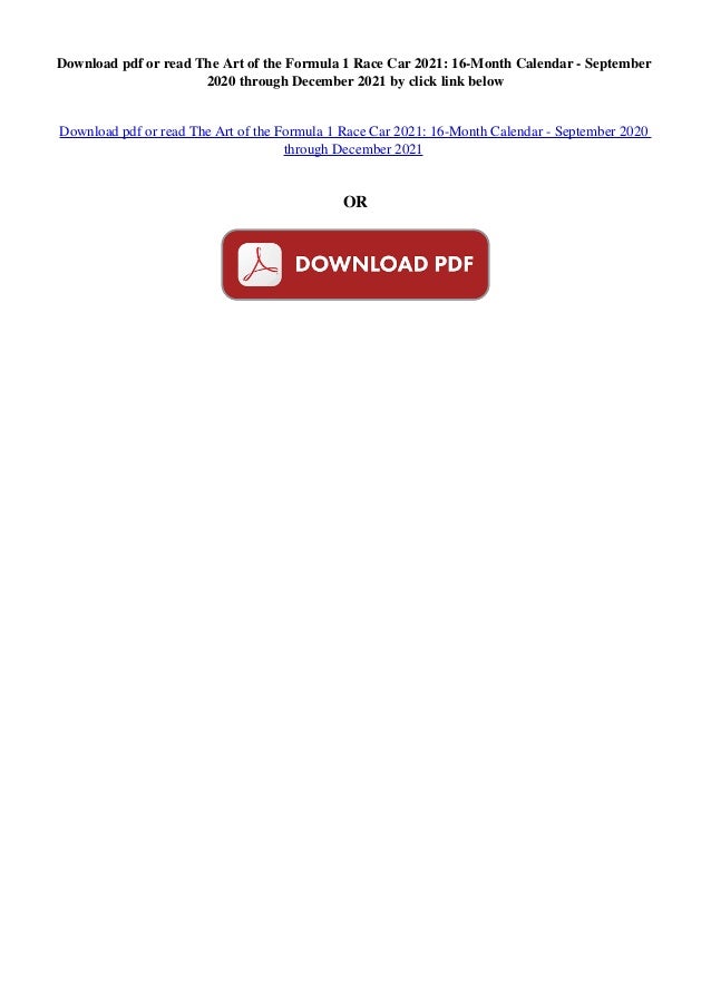 formula 1 schedule 2020 pdf