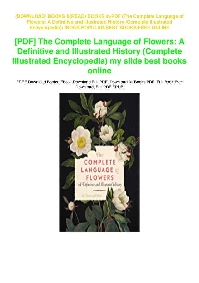 Pdf The Complete Language Of Flowers A Definitive And Illustrated