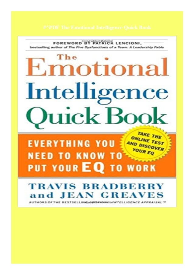 Pdf The Emotional Intelligence Quick Book