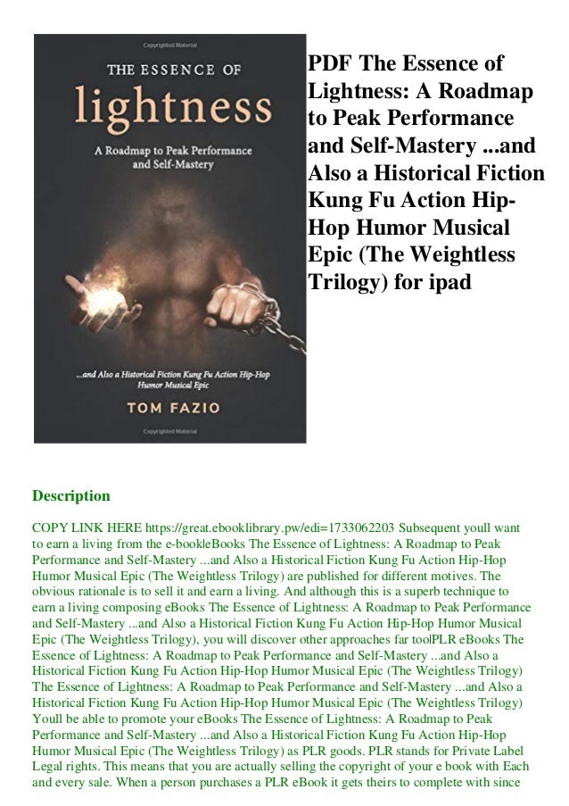 Pdf The Essence Of Lightness A Roadmap To Peak Performance And Self M