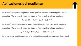 Gradiente Que Es Vector gradiente, matemática, cálculo, vectores. | PDF