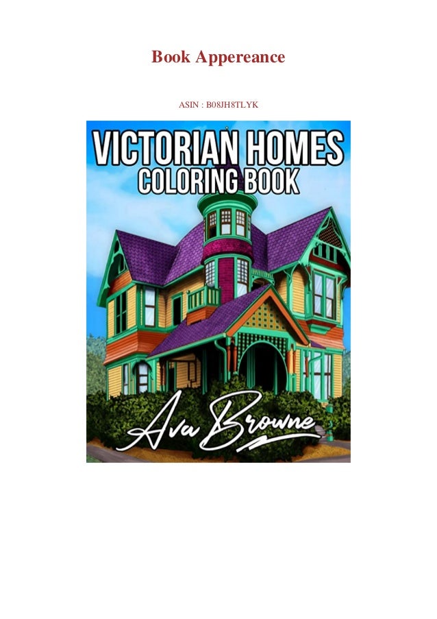 Download Pdf Victorian Homes Coloring Book Victorian House Coloring Book A