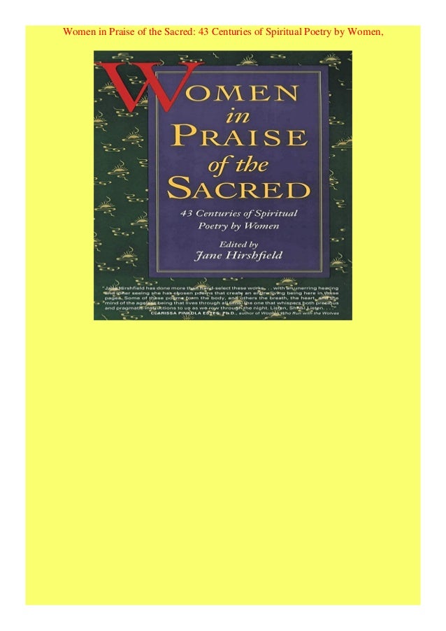 Pdf Women In Praise Of The Sacred 43 Centuries Of Spiritual Poetry