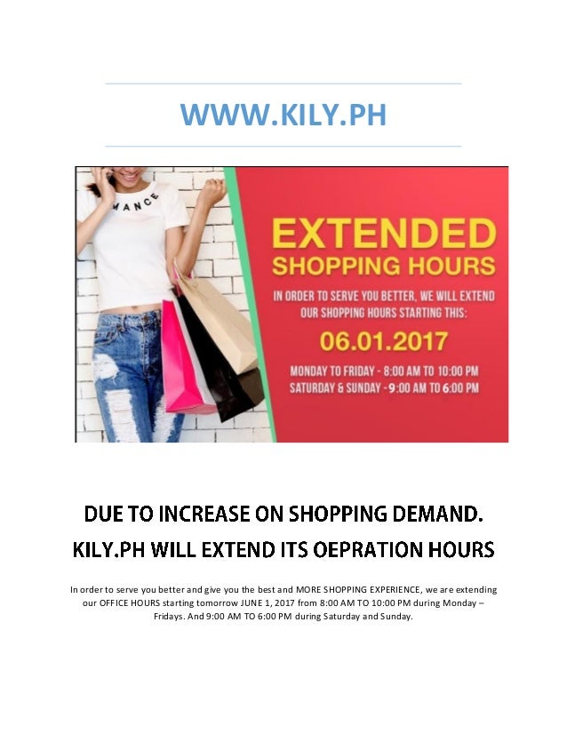 extended operating hours shop now flyer operating hours