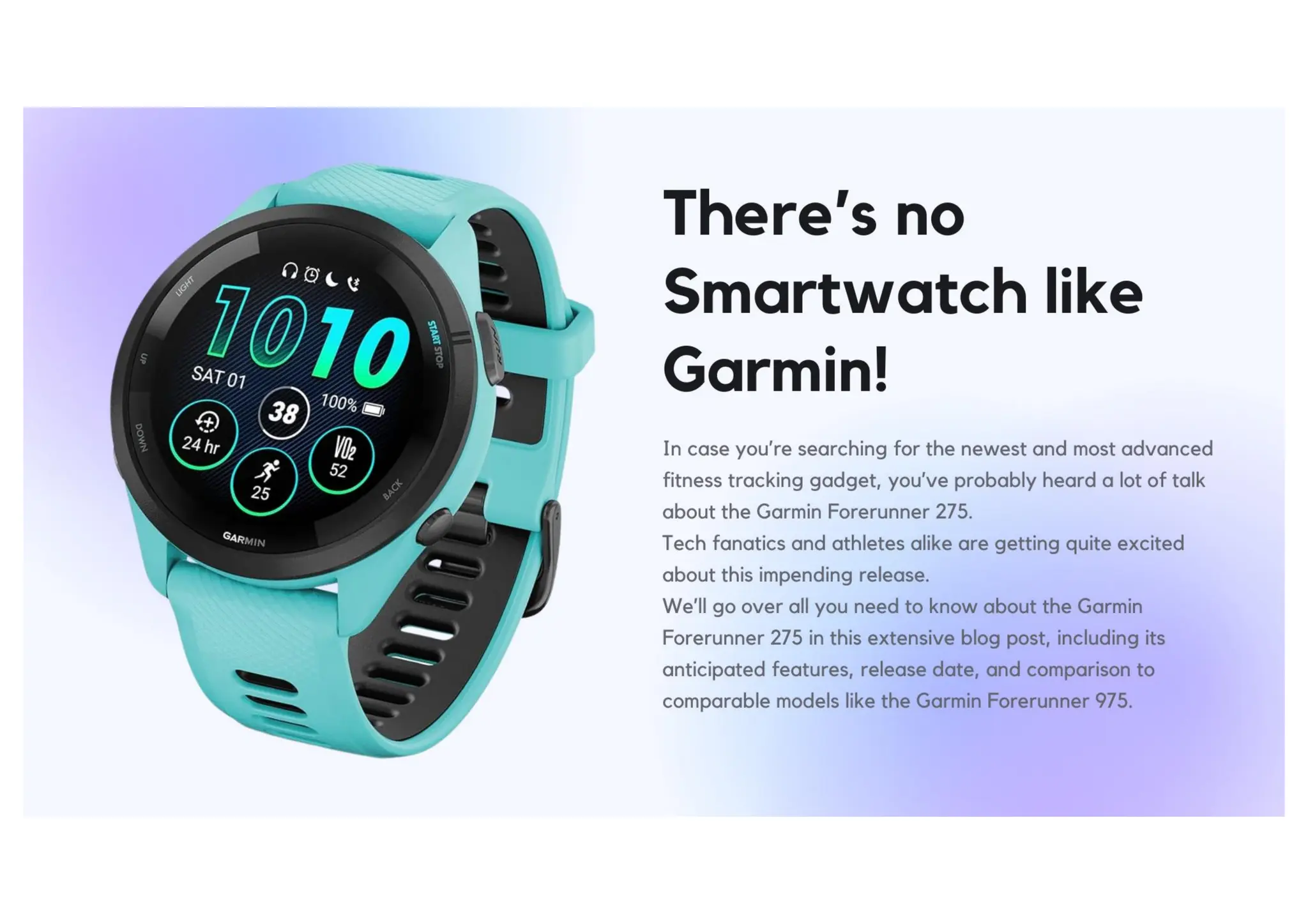 garmin forerunner 275 release date, Features & Rumors PPT