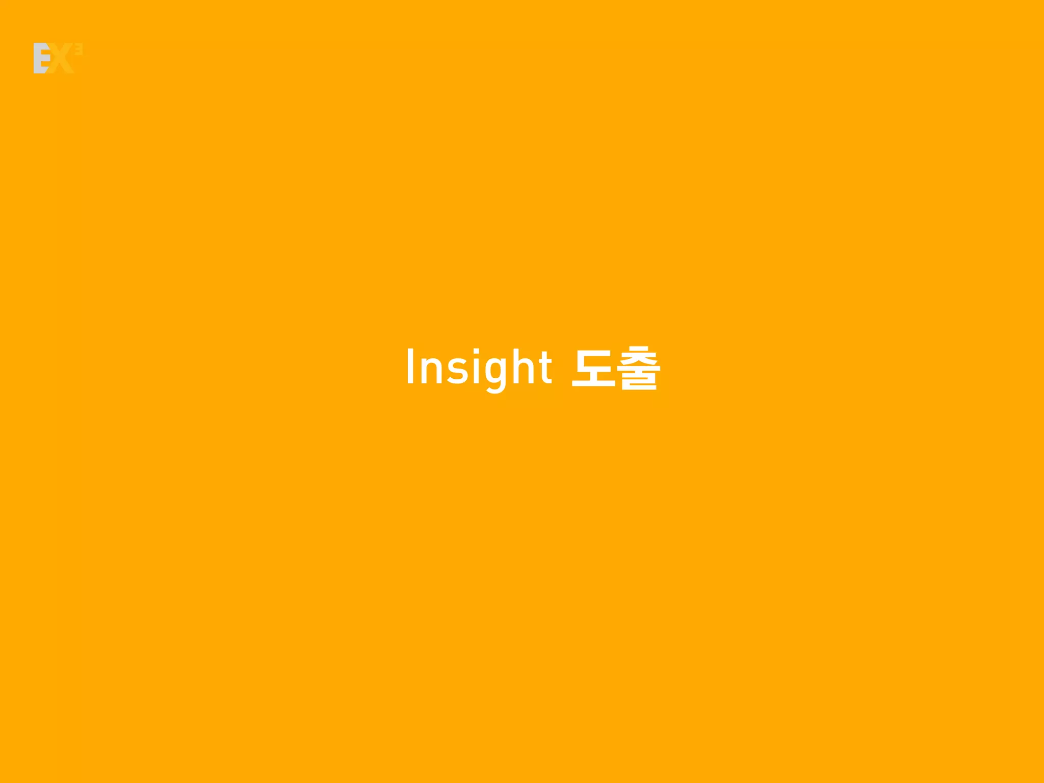 Insight 도출
 