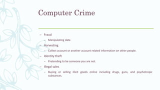 Security, Copyright and the Law