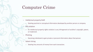 Security, Copyright and the Law