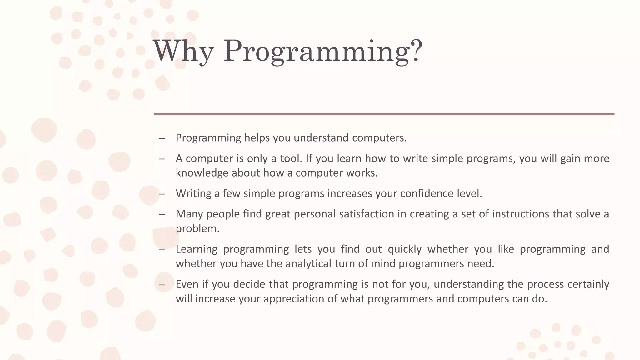 Computer Programming