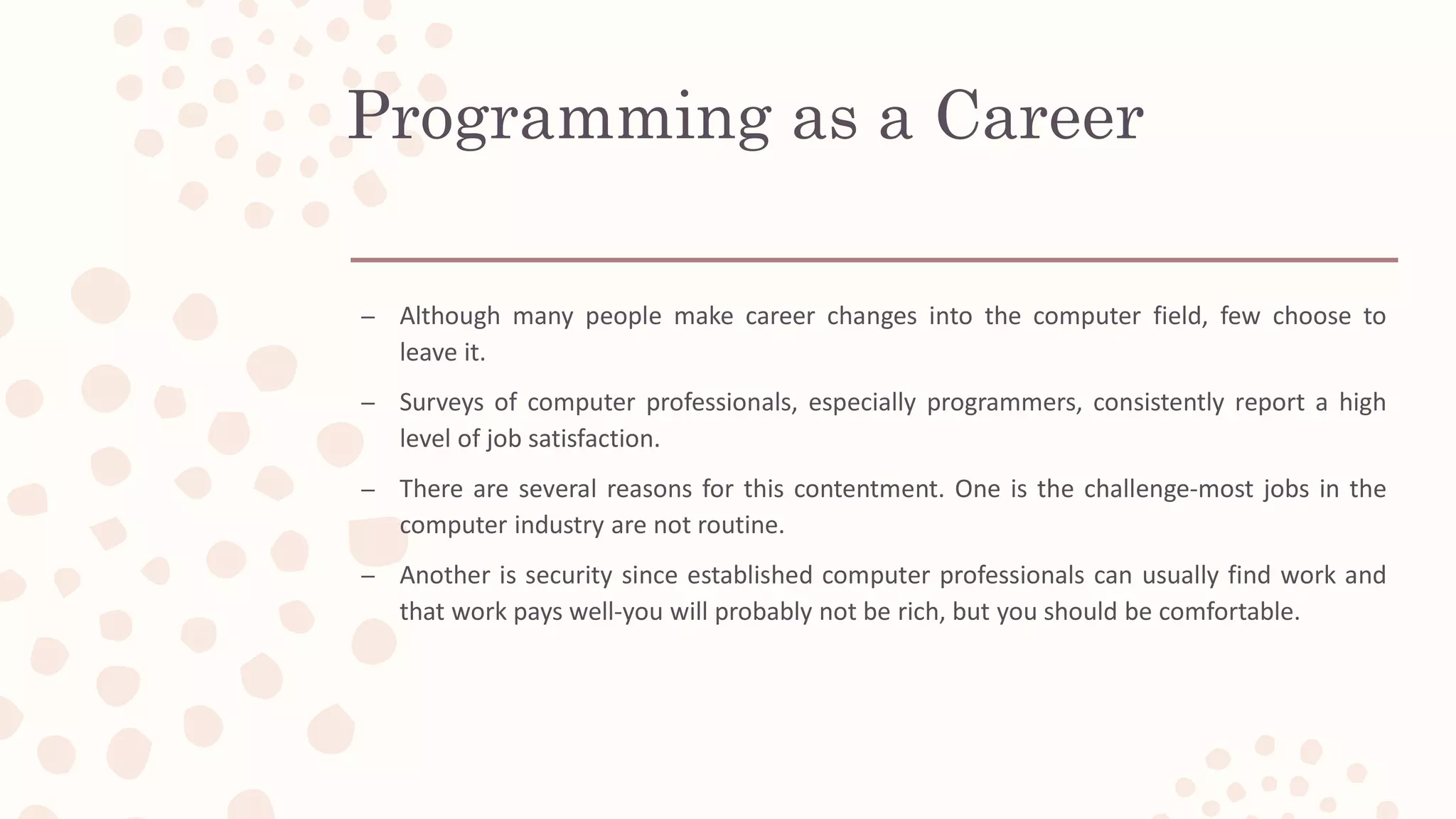 Computer Programming