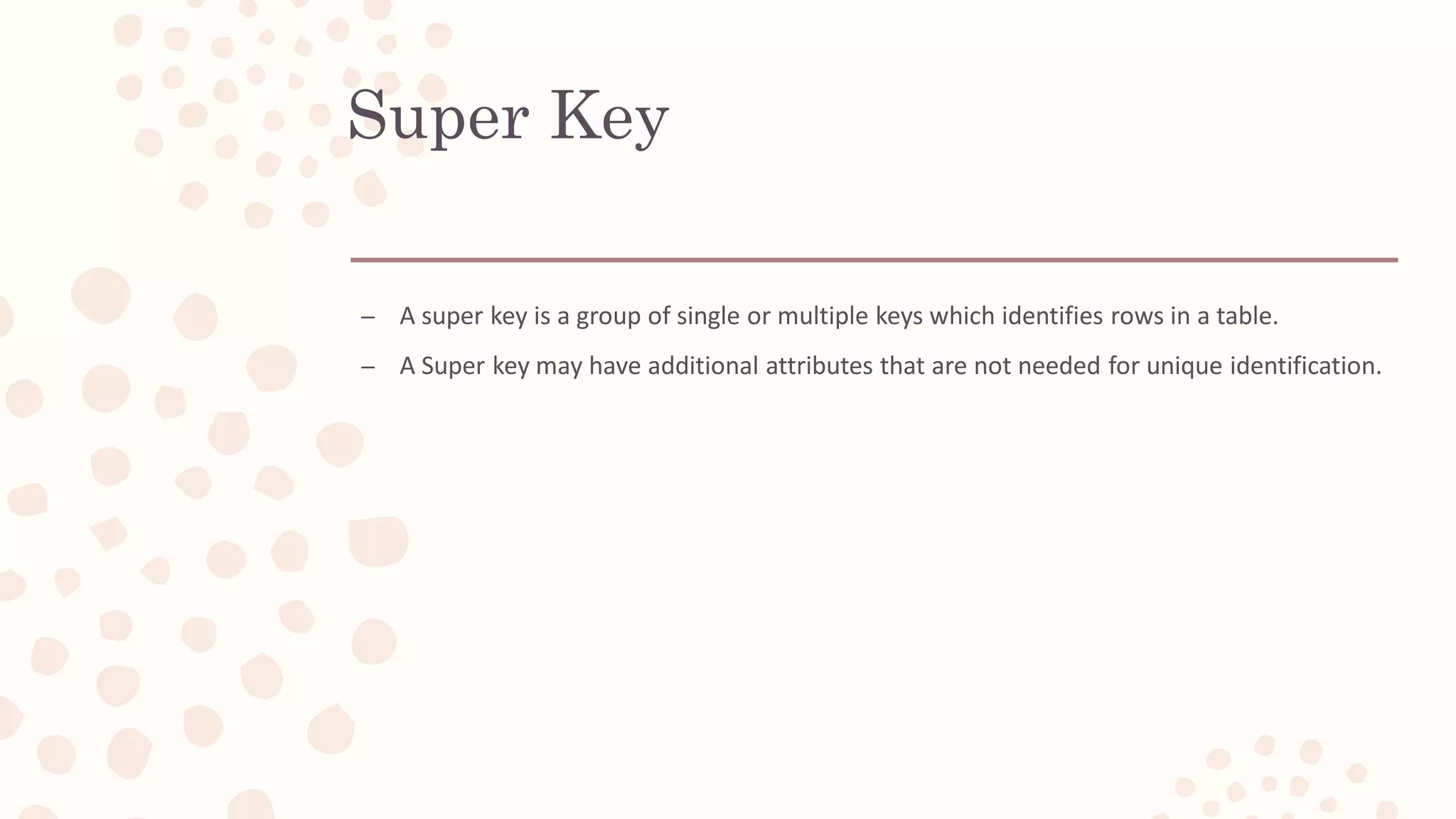 Introduction to Database